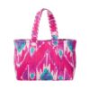 Senora-pink-wide-quilted-cotton-tote-handbag Senora-pink-wide-quilted-cotton-tote-handbag