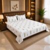 Premium Floral Print King Size Cotton Bedsheet 180 TC SENORA