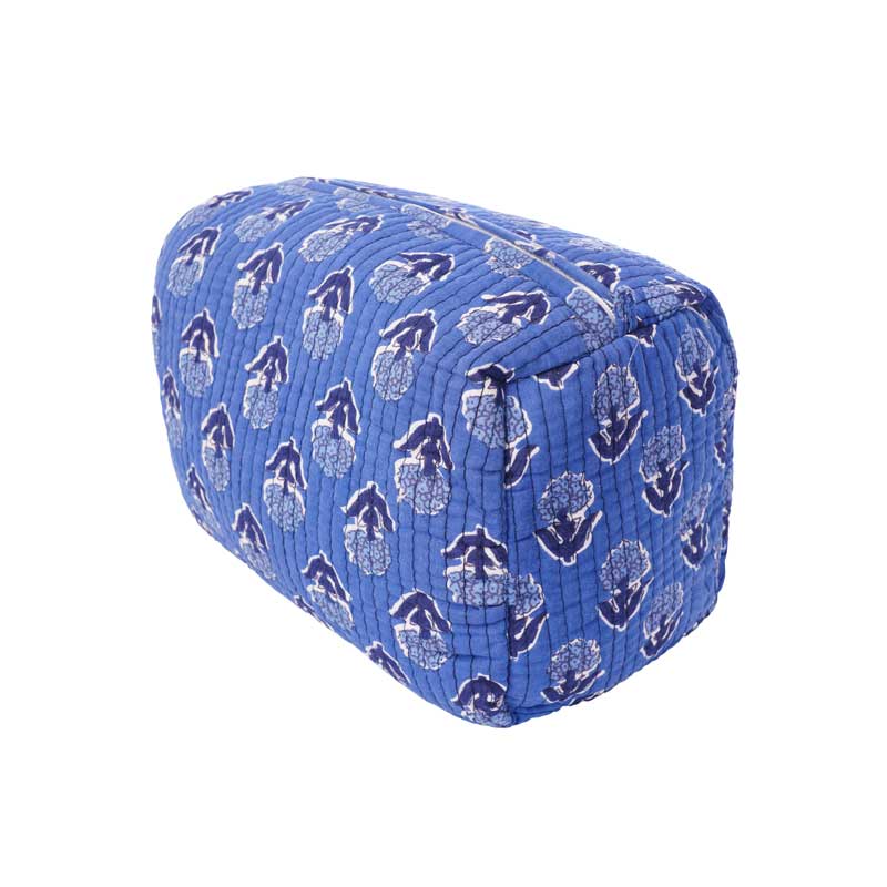 Senora quilted cotton travel makeup organizer pouch Senora quilted cotton travel makeup organizer pouch