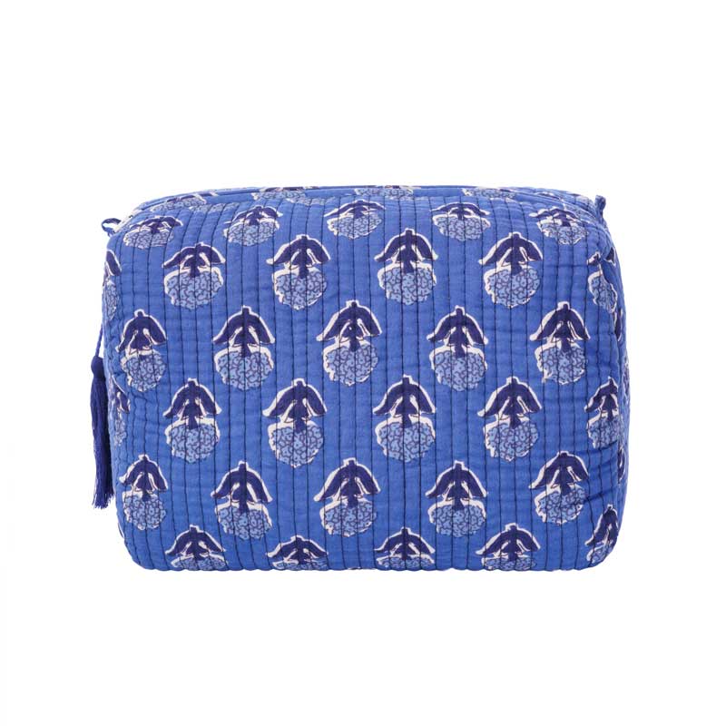 Senora quilted cotton travel makeup organizer pouch Senora quilted cotton travel makeup organizer pouch