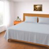 Senora 300 TC cotton satin bedsheet set slate blue Senora 300 TC cotton satin bedsheet set slate blue