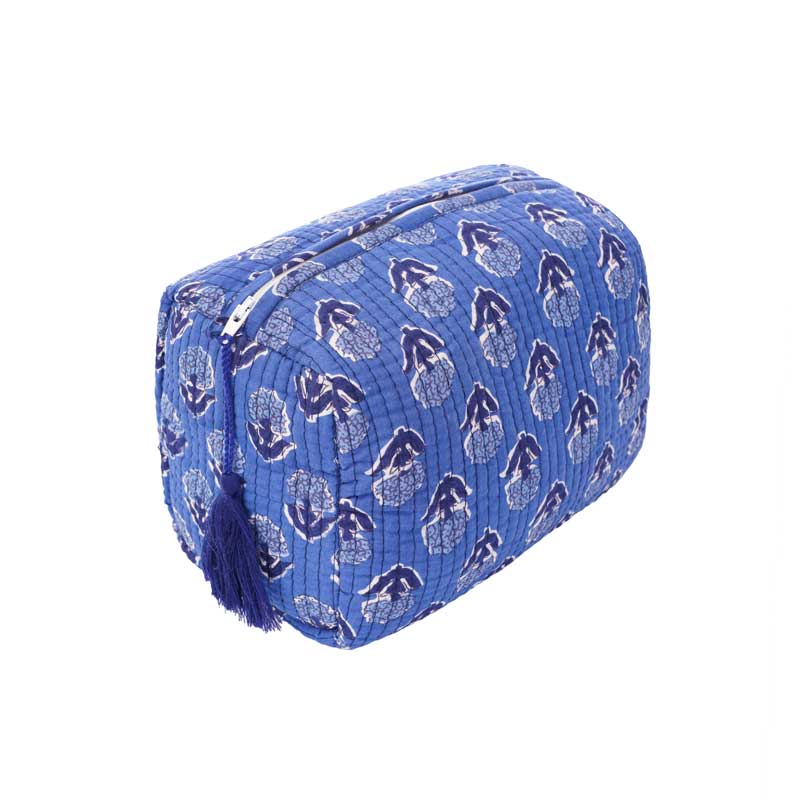 Senora quilted cotton travel makeup organizer pouch Senora quilted cotton travel makeup organizer pouch