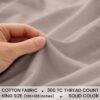 Senora 300 TC cotton satin bedsheet set linen color Senora 300 TC cotton satin bedsheet set linen color
