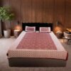 red-floral-cotton-king-bedsheet-set red-floral-cotton-king-bedsheet-set
