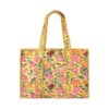 Senora-yellow-block-print-shoulder-tote Senora-yellow-block-print-shoulder-tote