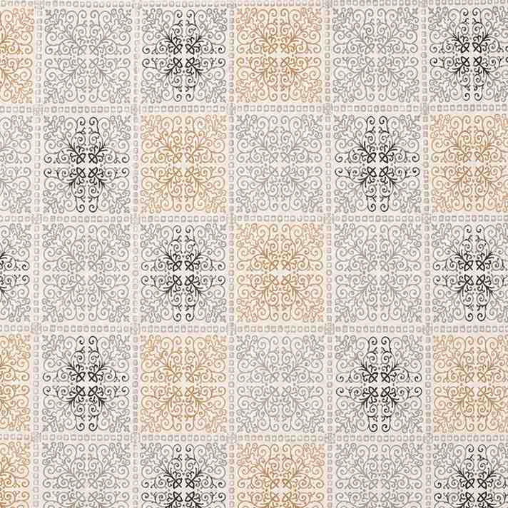SENORA Designer Printed King Size Cotton Bedsheet with Ornamental Design
