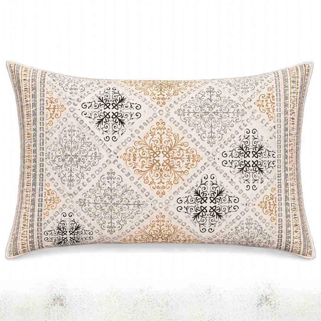 Soft & Breathable 180 TC King Size Cotton Bedsheet with Ornamental Print