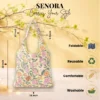 senora lifestyle floral cotton tote bag for women senora lifestyle floral cotton tote bag for women