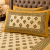 Traditional floral Jaipuri bedsheet by SENORA Lifestyle