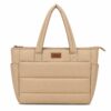 SENORA Padded Nylon Tote Bag for Women – Lightweight Quilted Handbag