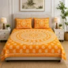 SENORA Lifestyle Premium Cotton King Size Bedsheet Beige
