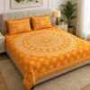 SENORA Lifestyle Premium Cotton King Size Bedsheet Beige