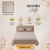 SENORA Lifestyle Soft Cotton Floral Bedsheet
