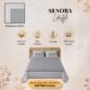 SENORA Lifestyle Soft Cotton Printed Bedsheet